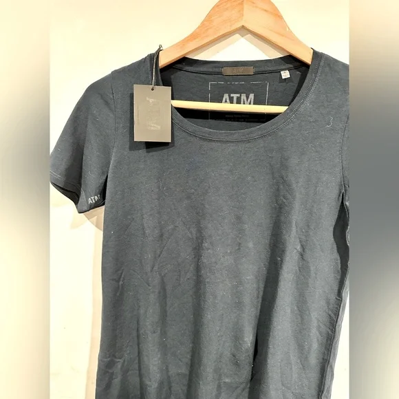 ATM Anthony Thomas Melillo Jersey Crewneck new  color : navy blue‎ - Picture 7 of 9